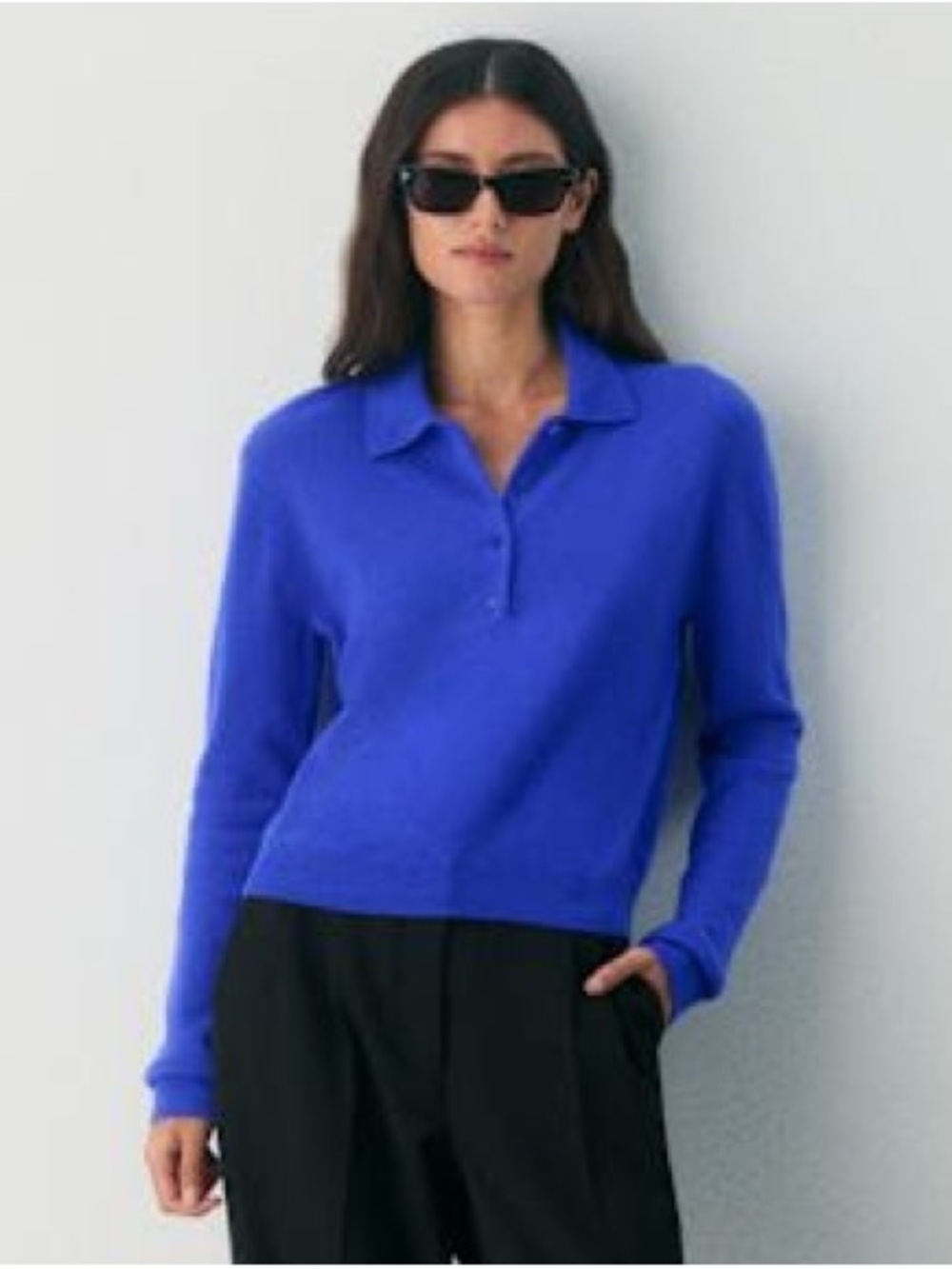 Bare Cashmere Provenance Polo Sweater
Aritzia